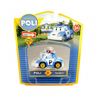 Игрушка Robocar Poli Поли металлическая машинка 6 см 83162