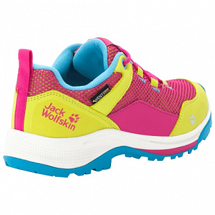 Кроссовки детские Jack Wolfskin Force Striker Vent Low K pink / lime