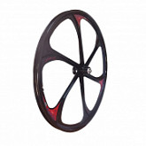 Велоколесо литое переднее 26" black УТ-00118278