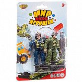 Набор военный YAKO с фигурками 2 солдат, серия Мир micro Игрушек M7606