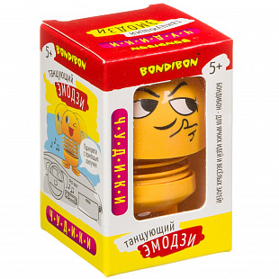 Игрушка Bondibon Чудики Танцующий на пружинке Эмодзи-хмурый ВВ4134
