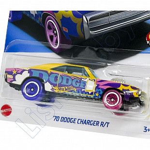 Машинка Hot Wheels Базовой коллекции '70 Dodge Charger 108/250 (5785 HTB76) mainline 2024