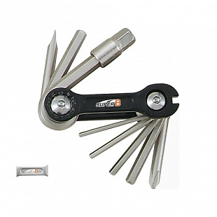 Набор инструментов складной Super B TB-9870 10 в 1 silver NSB98680