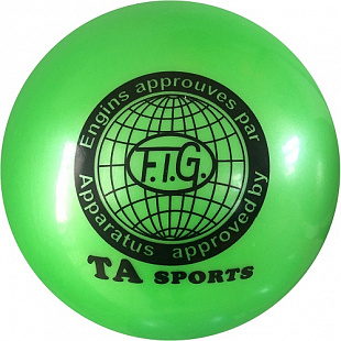 Мяч для художественной гимнастики 15 см Green RGB-101