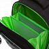 Рюкзак школьный GRIZZLY RAz-187-1 /2 black/light green