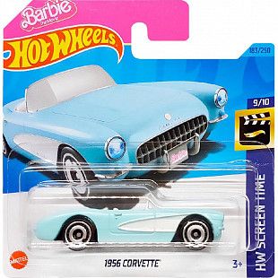 Машинка Hot Wheels Базовой коллекции 1956 Corvette 183/250 (5785 HKK87) mainline 2023