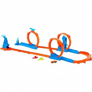 Трек Hot Wheels Track Creator Triple Loop Track Kit (JDW39)