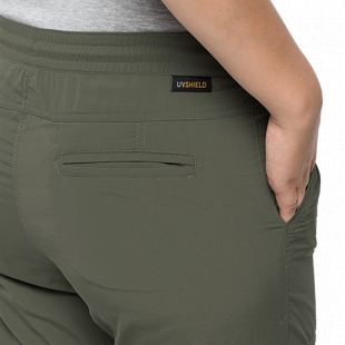 Брюки женские Jack Wolfskin Kalahari Cuffed Pants Women woodland green