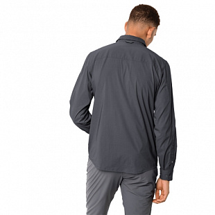 Рубашка мужская Jack Wolfskin Kenovo Ls Shirt M ebony