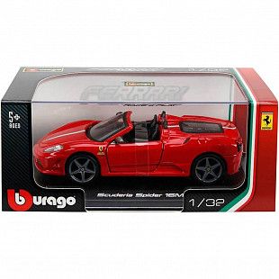 Коллекционная машина Bburago 1:32 Ferrari Scuderia Spider 16M (18-44018)