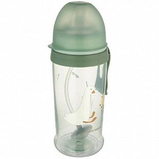 Поильник Canpol babies Non-spill с силиконовой трубочкой 9м+ 350мл (56/510_gre)