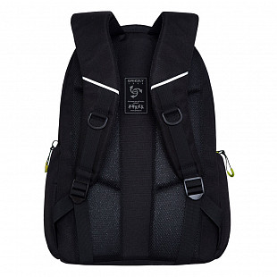 Рюкзак городской GRIZZLY RU-135-3	 /2 black/light green