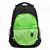 Рюкзак школьный GRIZZLY RU-137-2 /3 black/light green