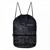 Мешок для обуви GRIZZLY OM-12-3 /1 black
