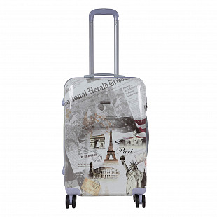 Чемодан малый Polar 20" 2-ой РА030 grey