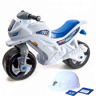 Беговел мотоцикл RT Racer RZ 1 Полиция ОР501в2 white/blue