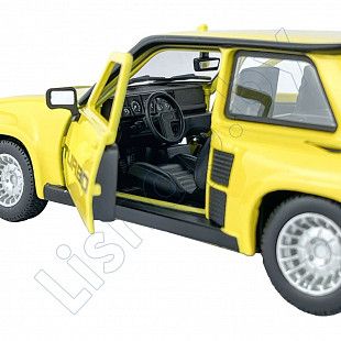 Машинка Bburago Renault 5 Turbo (18-21088) yellow