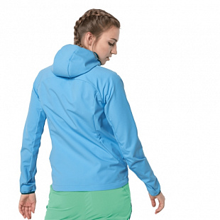 Куртка женская Jack Wolfskin Eagle Peak Softshell W misty blue
