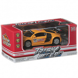 Игрушка пластмассовая на батарейках машина гоночная Track Legend  0535C