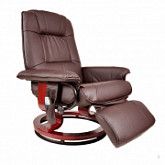 Кресло вибромассажное с пуфом REGOline brown