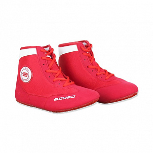 Обувь для борьбы BoyBo red/white