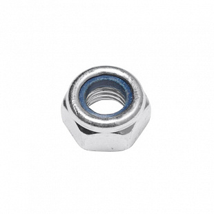 Гайка Starfix М16 шестигранная со стопорным кольцом, цинк, 5.8 DIN 985 10 шт SMP1-50744-10