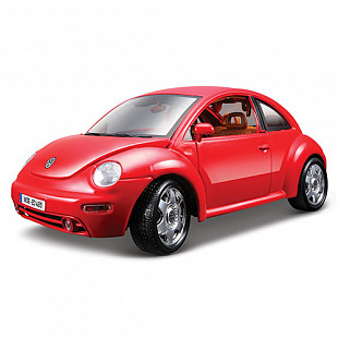 Машинка Bburago 1:24 VW New Beetle RSI (18-22125) red