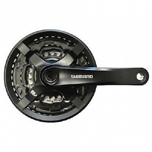 Система под квадрат Shimano fc-ty501 170мм 42/34/24T под 6-8 скоростей black ZSM70083