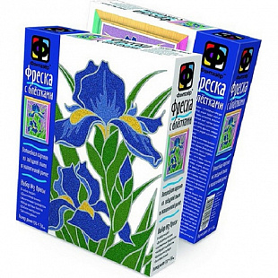 Творческий набор Fantazer 67763 Фреска с блестками «Ирисы» 407059