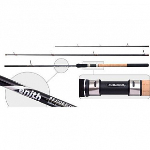 Удилище штекерное угольное фидерное 3 колена Akara Zenith IM7 AZF90-390