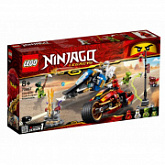 Конструктор LEGO Мотоцикл-клинок Кая и снегоход Зейна 70667