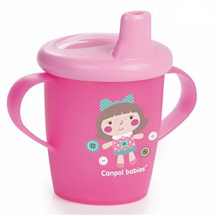 Набор Canpol babies Кружка непроливайка 31/200 и ложка 2/938 0170promexp Pink