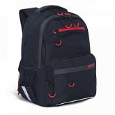 Рюкзак школьный GRIZZLY RB-154-3 /1 black/red