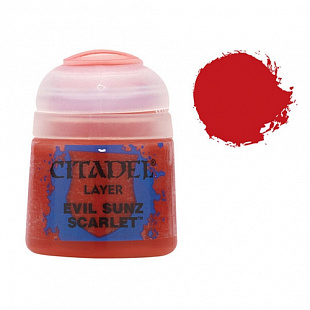 Краска для миниатюр Games Workshop Layer: Evil Sunz Scarlet 22-05