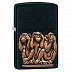 Зажигалка Zippo Three Monkeys 29409 black matte