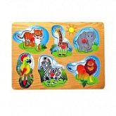 Игрушка развивающая Chuang Heng Toys деревянная Животные 277A-2726