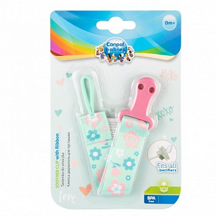 Клипса-держатель для пустышки Canpol babies Exotic Animals 51/023_tur