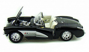 Масштабная модель автомобиля Maisto 1:24 Шевроле Корвет (1957) (31275) black