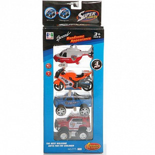 Набор Shenzhen Toys инерционных машин 777-33A (4 шт)