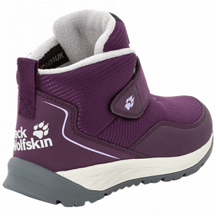 Полуботинки детские Jack Wolfskin Polar Wolf Low Vc K purple / off-white