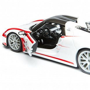 Машинка Bburago 1:24 Porsche 918 Weissach (18-28009)