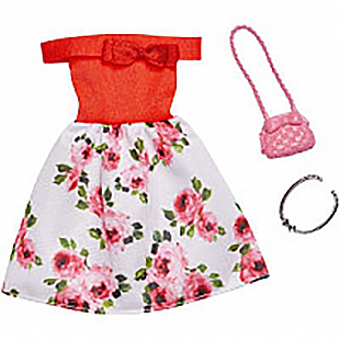 Одежда для кукол Barbie FYW85 red\white