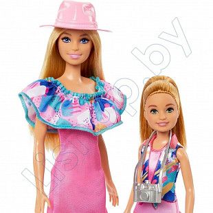 Игровой набор Barbie & Stacie Летняя прогулка с питомцами (HRM09)
