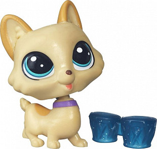 Кукла Littlest Pet Shop Корги Регальтон с мисочкой (B4788 A8228)