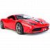 Коллекционная машина Bburago Ferrari 458 (18-16002) red