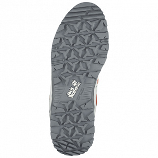 Кроссовки мужские Jack Wolfskin Vojo Hike Xt Vent Low M light grey / dark orange