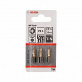 Насадка крестообразная Bosch PZ1 2,5 см Max Grip (3 штуки) 2607001591