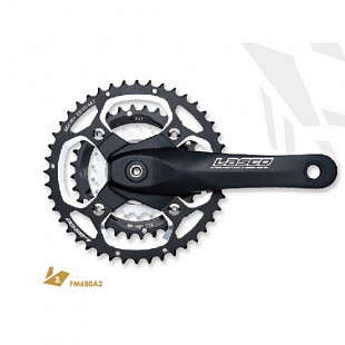 Шатун под квадрат Lasco FM680A2 1105мм 22/32/44Tх170мм black ZTB14122