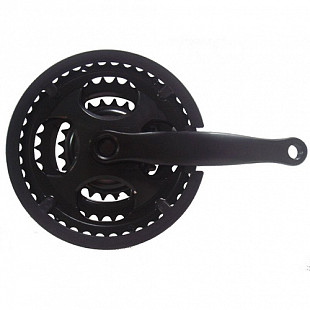 Шатуны под квадрат Cyclone cts3-ts340g15p17 24/34/42тх152мм с защитой black ZTB12380