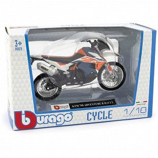 Мотоцикл Bburago 1:18 KTM 790 Adventure R Rally (18-51000/18-51084)